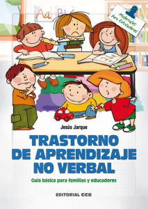 libro trastorno de aprendizaje no verbal de Jesús Jarque