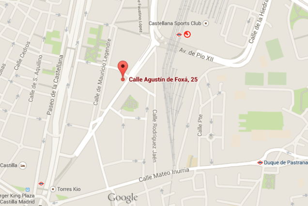 plano Agustin de Foxá