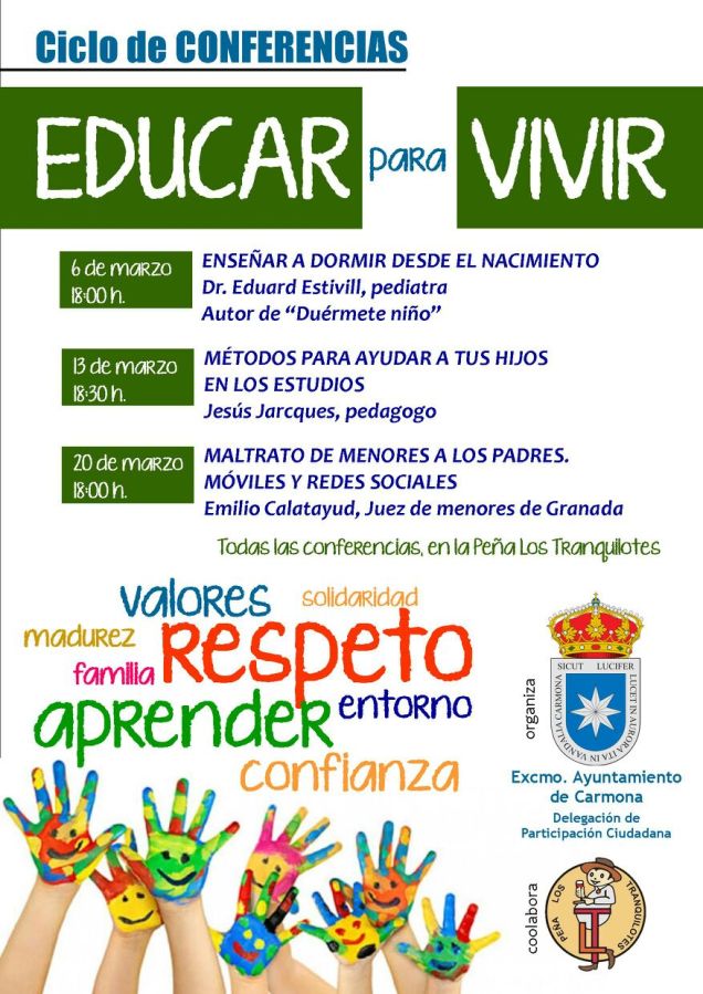 Ciclo de Conferencias Educar para Vivir