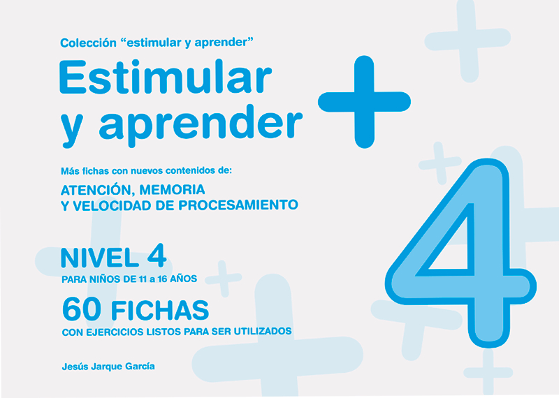 Cuaderno para estimular la atención, la memoria y la velocidad de Procesamiento para Educación Secundaria, de Jesús Jarque