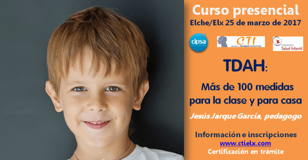 Curso TDAH Jesús Jarque en Elche