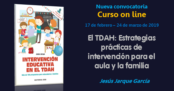 Curso on line sobre intervención educativa en el TDAH, de Jesús Jarque