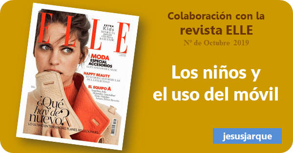 Artículo de Jesús Jarque en la revista ELLE, número de octubre 2019