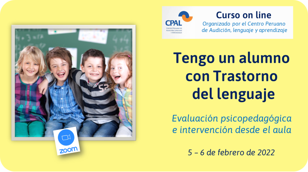 Curso on line "Tengo un alumno con trastorno del lenguaje", impartido por Jesús Jarque y organizado por CEPAL.