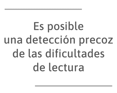 Es posible una detección precoz de las dificultades de lectura. Este curso on line te ayuda a realizarla.