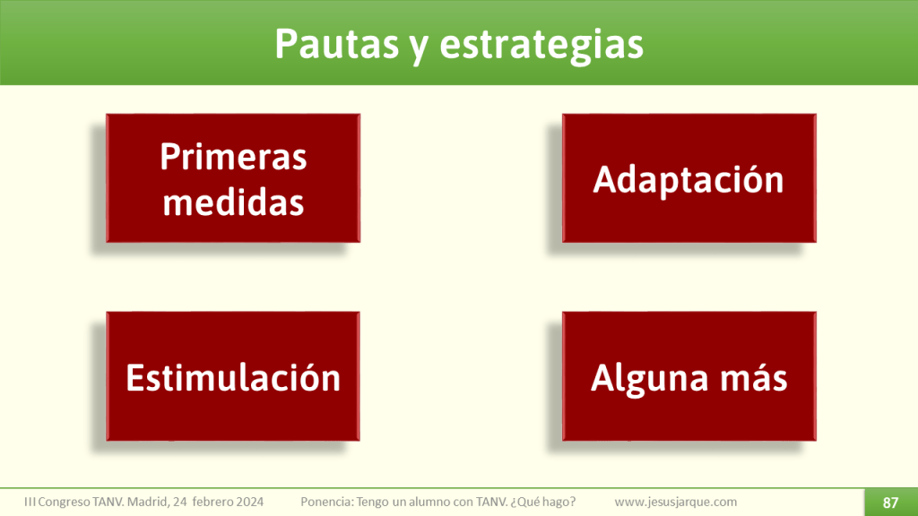Contenidos de la ponencia de Jesús Jarque en el III Congreso Nacional del TANV. 