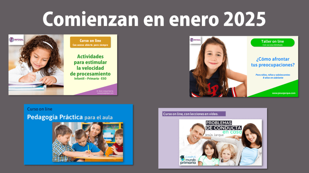 Cursos impartidos por Jesús Jarque que comienzan en este mes de enero de 2025